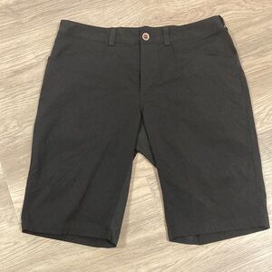 The North Face Black Flat Front Shorts